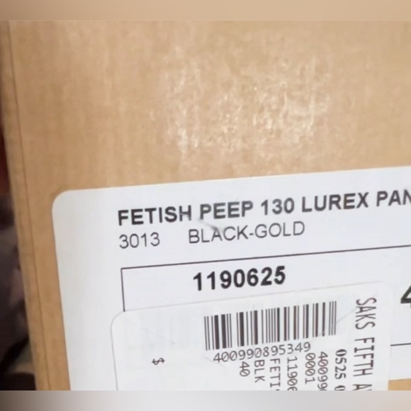 Christian Louboutin Fetish Peep 130, size 40 - Picture 3 of 3